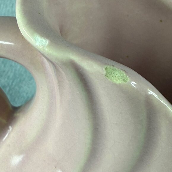 Vintage Pink Ceramic Swan Planter Vase Decor Housewares Container Trinket Dish - Picture 5 of 16